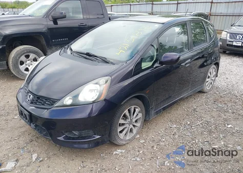 2013 Honda Fit Sport из США, поврежденный, VIN JHMGE8H54DC068352